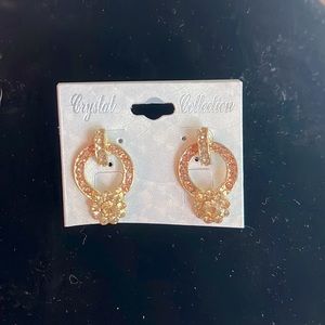 New Crystal Collection Floral Earrings